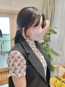 ゼストソエル(ZEST soell) 結んだ時も可愛い顔周りカット！