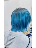 ケアブリーチ/水色/ダブルカラー/ケアカラー/髪質改善/恵比寿
