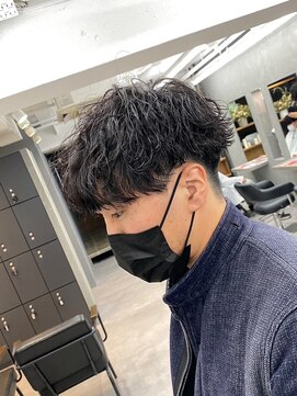 オーバルバイアピッシュ(OVARL by apish) 縦落ちパーマ/波巻きスパイラルパーマ/ツイストパーマメンズ