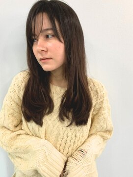 エンディアリング 東銀座(Endearing) 斜めバング/グレージュカラー/デザインカラー/眉毛/銀座/東銀座