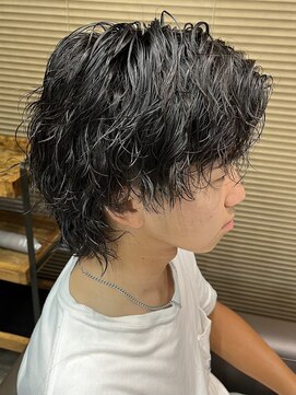 スタイル スマート サロン(STYLE smart salon) STYLE藤沢メンズウルフ黒髪ツーブロツイストスパイラルパーマ