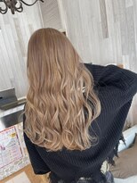 ラグーン(LAGOON)&nbsp;ミルクティーベージュ/ブリーチ/インナーカラー/ハイライト