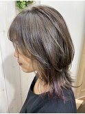 #フェイスフレーミング#インナーカラー #ラベンダー