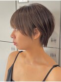 30代40代大人女性/前髪ありショートボブ/ショートヘア/髪質改善