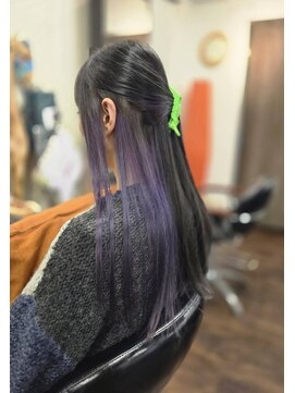 タイガ 上野御徒町(TAIGA) インナーカラーXTOKIOHYPERトリートメント【髪質改善/TOKIO】