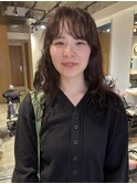 レイヤーミディアムにウェーブパーマ【kanami】