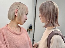 ソソ(soso)の雰囲気（ボブに合うミルクティーカラー 【横浜/ミルクティーカラー】）