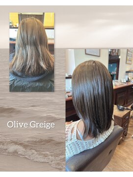 ブラウンヘアー(BROWN HAIR) オリーブグレージュ