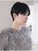▽コンパクトショートミニウルフブリーチなし前髪ミディアム新宿