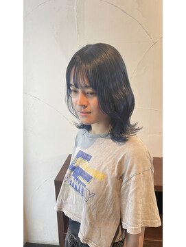 シュシュ 宜野湾店(chou chou) ダブルカラーブルー