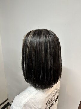 アルゴ 茅ヶ崎(ARUGO) コントラストハイライトカラー/デザインカラー/ボブ