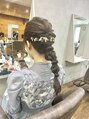 デコヘアー キートス(DECO HAIR kiitos) 特別な日にぴったり♪大人可愛い編みおろしスタイルです。