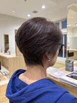 サラ ビューティー サイト 古賀店(SARA Beauty Sight)&nbsp;【古賀新宮】大人ショート×白髪ボカシカラー50代60代