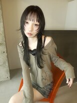 kii person【キーパーソン】 long wolfcut × olive color