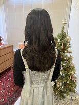 ヘアーアイスカルテット(HAIR ICI QUARTET)&nbsp;20代30代◎ロングレイヤー艶髪冬カラーグレー透明感