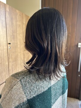 大人かわいい大人ミディアムレイヤー