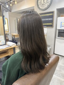 シアン 立川店(Shian) ブリーチありオリーブグレージュ/SHIAN/夏穂