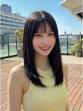 ランド(RaND) くびレイヤーエモージュオリーブベージュレイヤーカット