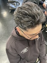 ミスタープラット(Mr.PLAT)&nbsp;ホワイトメッシュ極道パーマ
