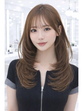 コア 梅田(Core) ワンホンレイヤーxダークブルーx髪質改善