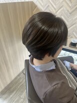 セッションパーゴ(SESSION PAGO)&nbsp;【白髪ぼかし×立体感】大人ショート×ナチュラルハイライト