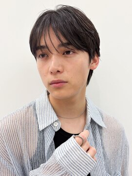 エル 渋谷(L) ブリーチなしカラー黒髪ショートカット◎大人韓国風マッシュ
