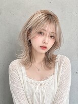 アースオーセンティック 立川店(EARTH Authentic) ハッシュカットをブロンドカラー