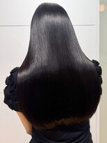 カミラボ(KAMI LABO) 髪質改善 ストレートヘア 黒髪ロング ブラック ツヤ髪 艶髪