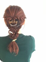 シエル ヘアーデザイン(Ciel Hairdesign)&nbsp;【Ciel】　女子力高め！大人可愛い編みおろしスタイル☆