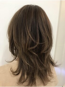 ネオヘアー 京成曳舟店(NEO Hair) ロングウルフ×ベージュカラー