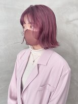 ソーコ 渋谷(SOCO)&nbsp;＊【SUN】切りっぱなしbob ラベンダーピンク