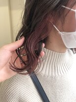 ヘアーデザイン シュシュ(hair design Chou Chou by Yone)&nbsp;☆chouchou☆イヤリングカラー&シアーピンクカラー