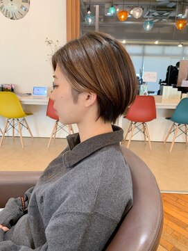 フロート 小阪店(float) ショコラブラウン_エアリーミディ 黒髪 ホワイトアッシュ