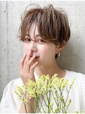 【baLon.fem 志岐英恵】愛され ふんわりベージュカラーショート