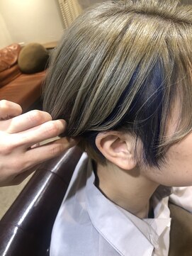 エイト 溝の口店(EIGHT) 【EIGHT mizonokuchi】インナーカラーブルー