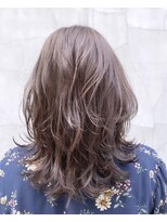 モアナ バイ ヘッドライト 沖縄豊見城店(Moana by HEADLIGHT)&nbsp;Moana【豊見城】#ミディアムレイヤー#アッシュベージュ#外ハネ