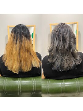 ヘアサロン ナノ(hair salon nano) ハイトーンカラー☆シルバーアッシュ
