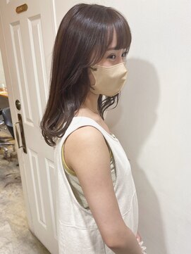 グリーン 渋谷(green) 【MIO】カーキベージュ×オイルカラー