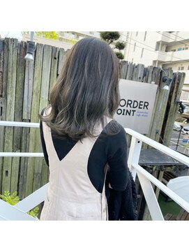 ミント(mint) オリーブグレージュ/オリーブグレー/カーキ/ブリーチカラー