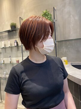 レーヴバイロンド 仙台(Reve by Lond) 似合わせくびれショート　セクションカラー　ペールベージュ