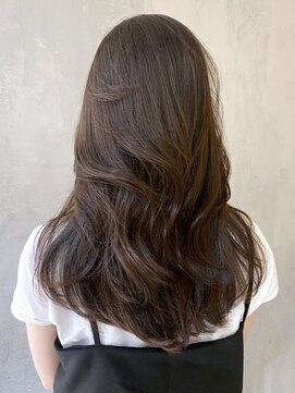 アルバム 渋谷パルコ(ALBUM) ミントグレージュレイヤーカット_グレージュカラーボブ_ba396742