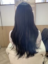 ユッカ エコル 塚口(YUCCA ekolu)&nbsp;【ekolu 谷】ラフカールロング/艶髪グレージュ/地毛風カラー