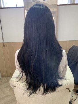 ユッカ エコル 塚口(YUCCA ekolu) 【ekolu 谷】ラフカールロング/艶髪グレージュ/地毛風カラー