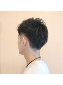 サイド短めのツーブロック-メンズ
