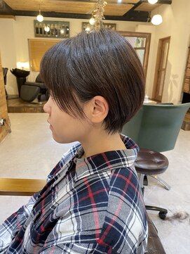 チリンバイロストシティー(Chillin by LOSTCITY) ショートボブ髪質改善白髪ぼかしハイライトスクールカット