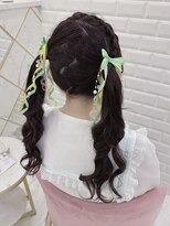 編み込みカチューシャ×ツインテール＊まゆ