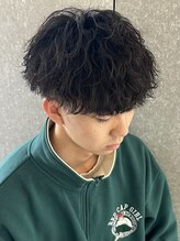 今SNSでも人気の【*波巻きスパイラルパーマ*】スタイルをご紹介◎[高崎/メンズサロン/メンズカット/眉毛]