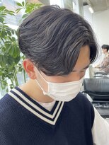 センターパート/ワンカールパーマ/ツイストパーマ