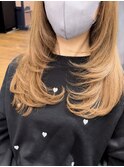 顔周りレイヤーカット