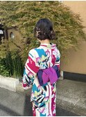 浴衣着付け&ヘアセット